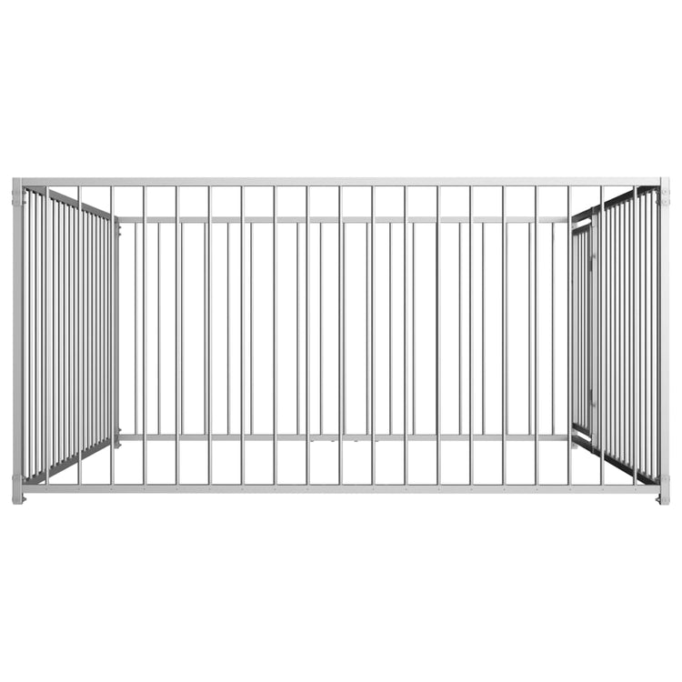 VidaXL Hondenkennel voor buiten 200x200x100 cm