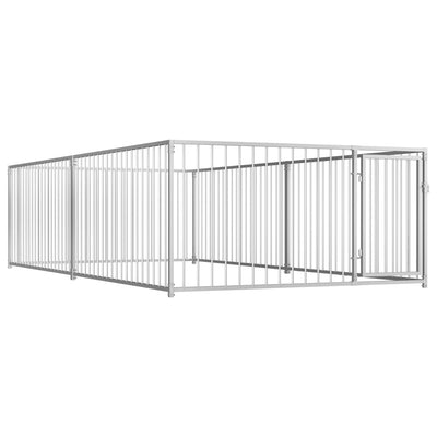 VidaXL Hondenkennel voor buiten 200x400x100 cm