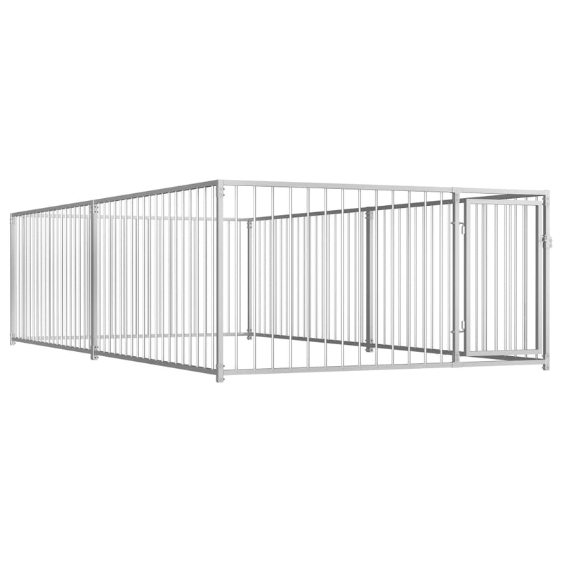 VidaXL Hondenkennel voor buiten 200x400x100 cm