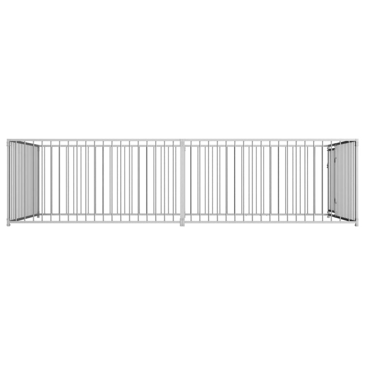 VidaXL Hondenkennel voor buiten 200x400x100 cm
