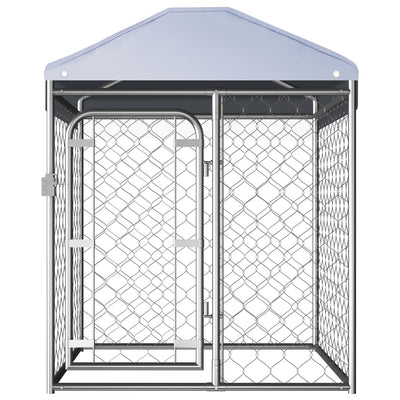 Vidaxl hondenkennel voor buiten met dak 100x100x125 cm