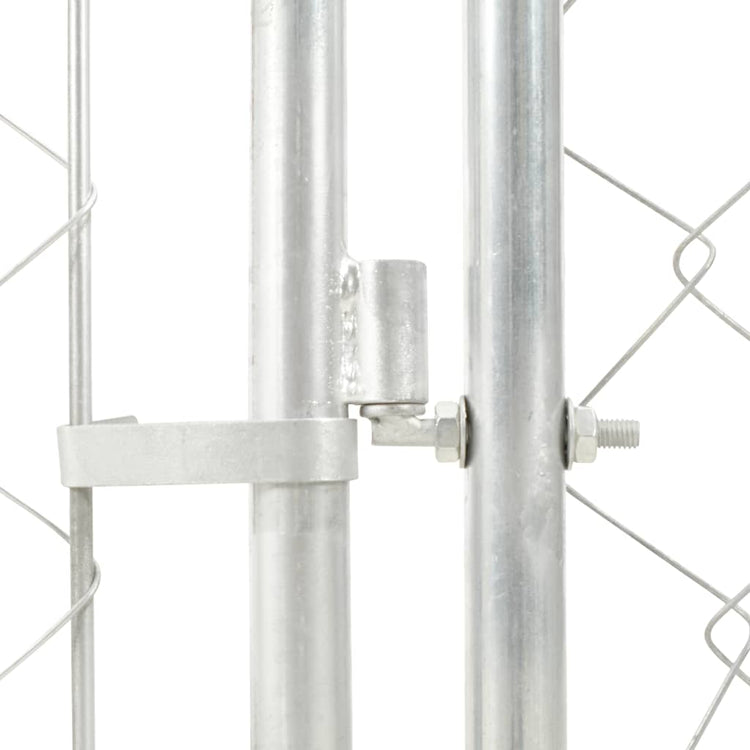 Vidaxl hondenkennel voor buiten met dak 200x200x135 cm