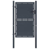 Vidaxl tuinpoort staal 100x125 cm antraciet