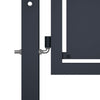 VidaXL Poort 300x175 cm staal antraciet