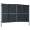 VidaXL Poort 350x200 cm staal antraciet