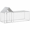 Vidaxl kippenren 3x1x1,5 m gegalvaniseerd staal