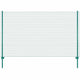 Vidaxl draadgaashek met palen 25x1,5 m staal groen