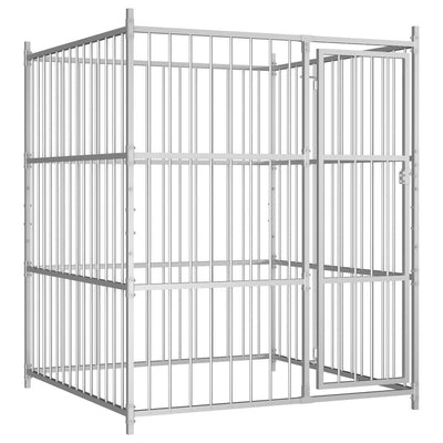 VidaXL Hondenkennel voor buiten 150x150x185 cm