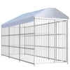 VidaXL Hondenkennel voor buiten met dak 450x150x200 cm