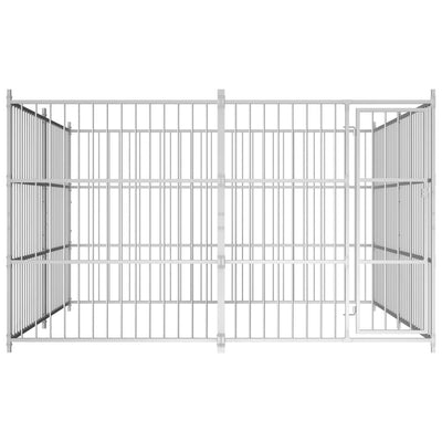 VidaXL Hondenkennel voor buiten 300x300x185 cm