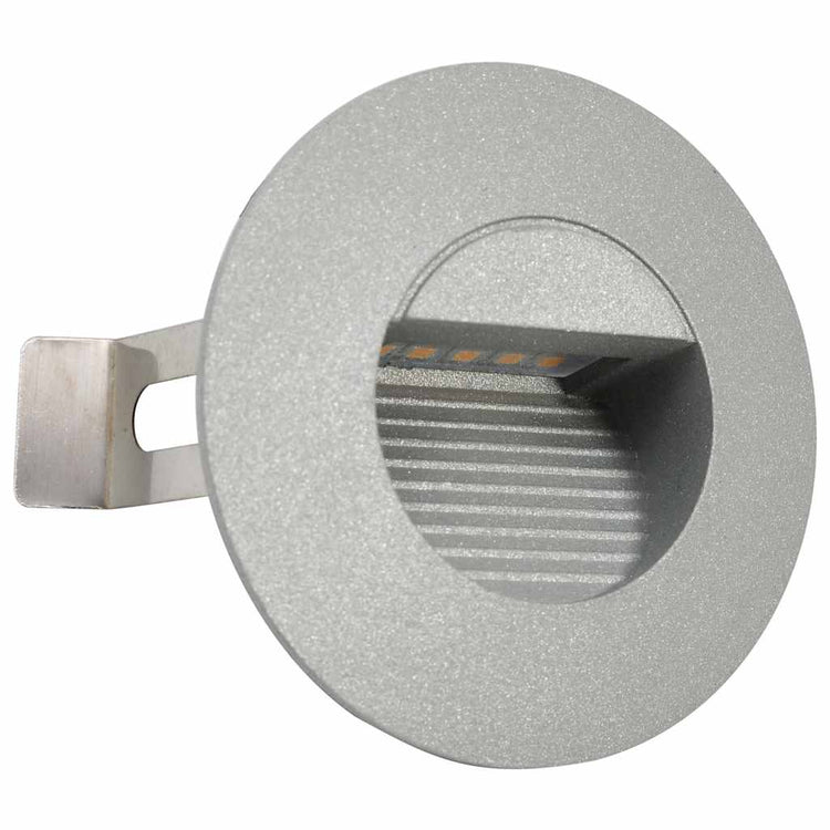 Vidaxl led-buitenwandlampen 6 st 2 w rond zilverkleurig