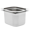 Vidaxl gastronormbakken 2 st gn 1 2 200 mm roestvrij staal