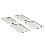 Vidaxl gastronormbakken 12 st gn 1 3 20 mm roestvrij staal - afbeelding 2