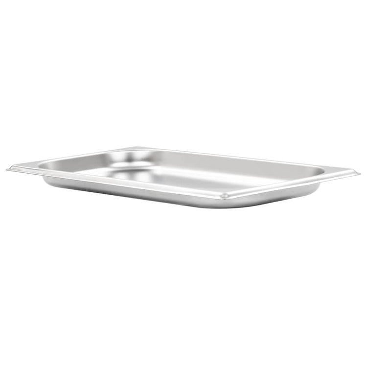 Vidaxl gastronormbakken 12 st gn 1 3 20 mm roestvrij staal