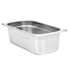 Vidaxl gastronormbakken 8 st gn 1 3 100 mm roestvrij staal