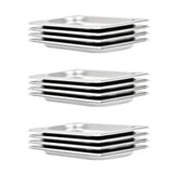 Vidaxl gastronormbakken 12 st gn 1 4 20 mm roestvrij staal - afbeelding 1