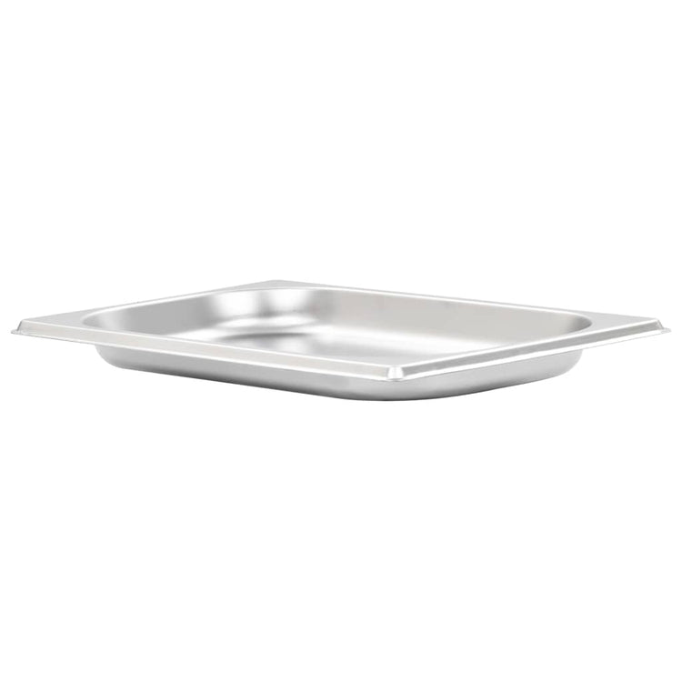 Vidaxl gastronormbakken 12 st gn 1 4 20 mm roestvrij staal