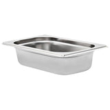 Vidaxl gastronormbakken 8 st gn 1 4 65 mm roestvrij staal - afbeelding 3