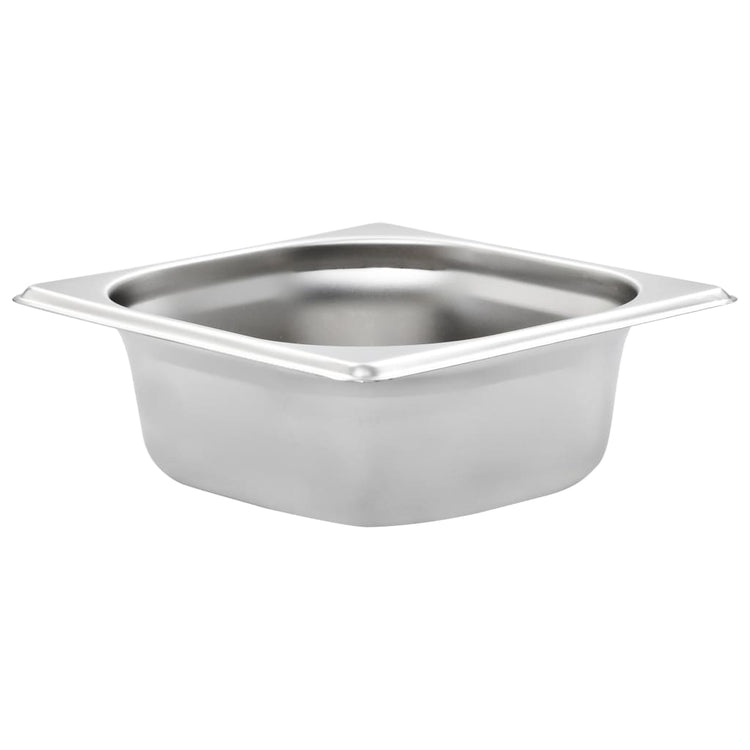 Vidaxl gastronormbakken 12 st gn 1 6 65 mm roestvrij staal