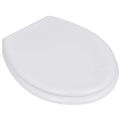 Vidaxl toiletbrillen met deksels 2 st mdf wit