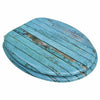 Vidaxl toiletbrillen met deksels 2 st oud hout mdf