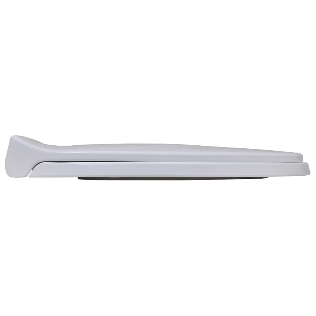 Vidaxl toiletbrillen met soft-close deksels 2 st kunststof wit