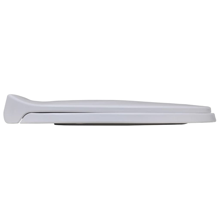 Vidaxl toiletbrillen met soft-close deksels 2 st kunststof wit