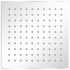 Vidaxl regendouchekoppen 2 st 20x20 cm roestvrij staal
