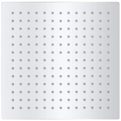 Vidaxl regendouchekop 2 st 25x25 cm roestvrij staal