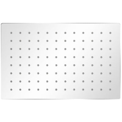 Vidaxl regendouchekop 2 st 20x30 cm roestvrij staal