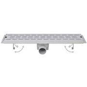 VidaXL Doucheafvoer 2 st rechthoekig bubbel 630x140 mm roestvrij staal - afbeelding 3