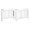 Vidaxl radiatorombouw 2 st 112 cm mdf wit