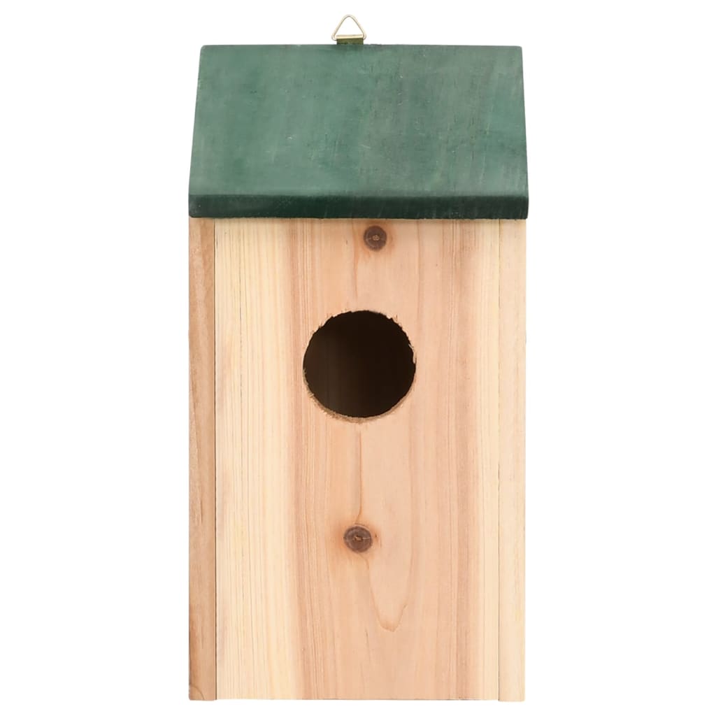 Vidaxl vogelhuisjes 8 st 12x12x22 cm hout
