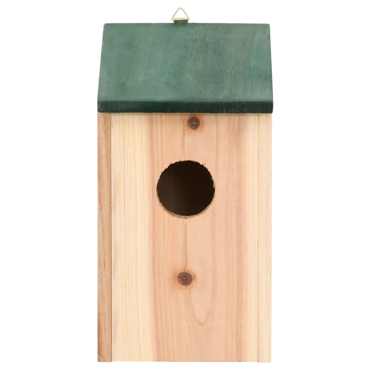 Vidaxl vogelhuisjes 8 st 12x12x22 cm hout