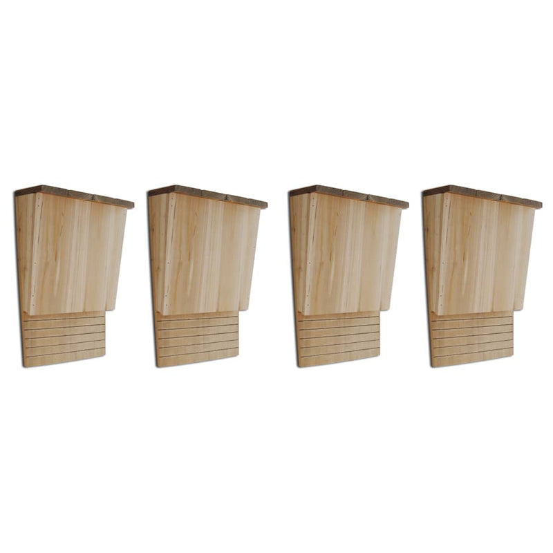 Vidaxl vleermuizenkasten 4 st 22x12x34 cm hout