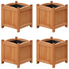 Vidaxl plantenbakken verhoogd 4 st 30x30x30 cm