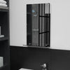Vidaxl wandspiegel met schap 30x50 cm gehard glas