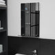 Vidaxl wandspiegel met schap 30x50 cm gehard glas