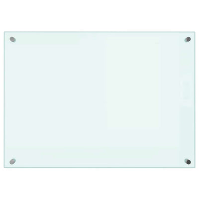 Vidaxl spatscherm keuken 70x50 cm gehard glas melkwit