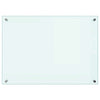 Vidaxl spatscherm keuken 70x50 cm gehard glas wit