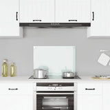 Vidaxl spatscherm keuken 70x50 cm gehard glas melkwit - afbeelding 3