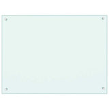 Vidaxl spatscherm keuken 80x60 cm gehard glas melkwit - afbeelding 2