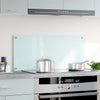 Vidaxl spatscherm keuken 90x40 cm gehard glas wit