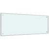Vidaxl spatscherm keuken 100x40 cm gehard glas wit