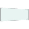 Vidaxl spatscherm keuken 100x40 cm gehard glas wit