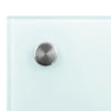 Vidaxl spatscherm keuken 100x40 cm gehard glas wit