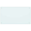 Vidaxl spatscherm keuken 100x60 cm gehard glas wit