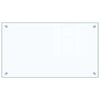 Vidaxl spatscherm keuken 70x40 cm gehard glas transparant