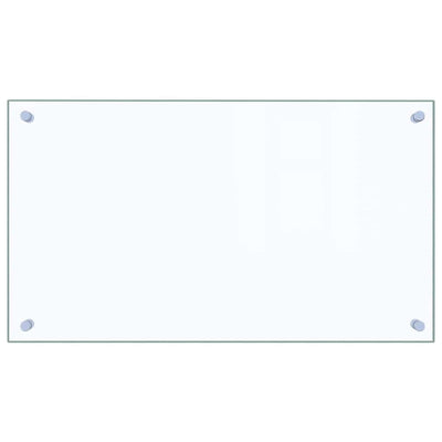 Vidaxl spatscherm keuken 70x40 cm gehard glas transparant
