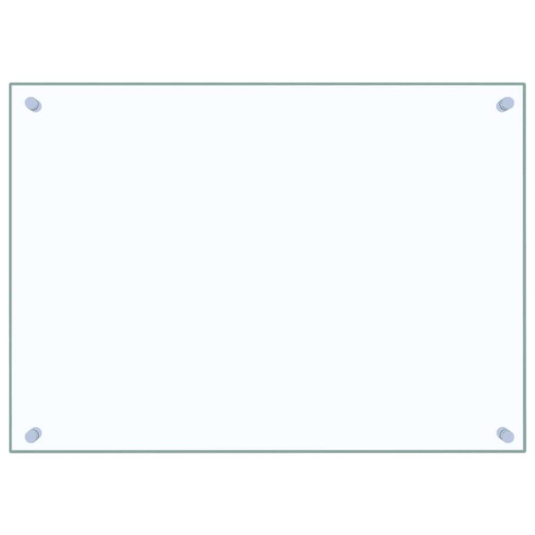 Vidaxl spatscherm keuken 70x50 cm gehard glas transparant